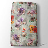 3D Texture Floral Printed Fabric Supplier For Boutique